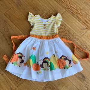 Eleanore Rose Thanksgiving Fall Dress Size 6/7